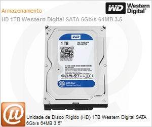 WD10EZEX-00BN5A0 - Unidade de Disco Rgido (HD) 1TB Western Digital SATA 6Gb/s 64MB 3.5"